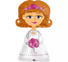 Palloncino sposa 122x71 cm