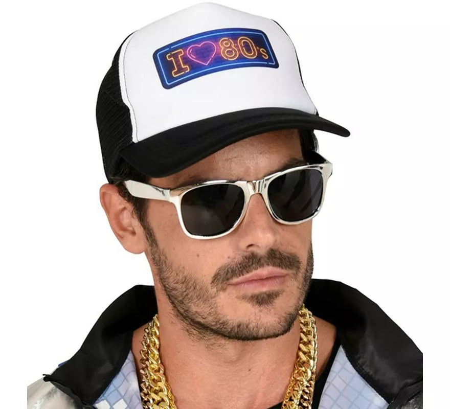 Translation missing: it.Gorra Años 80 'I Love 80s' para adultos