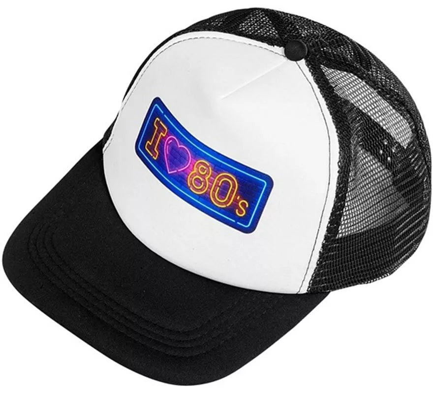 Translation missing: it.Gorra Años 80 'I Love 80s' para adultos