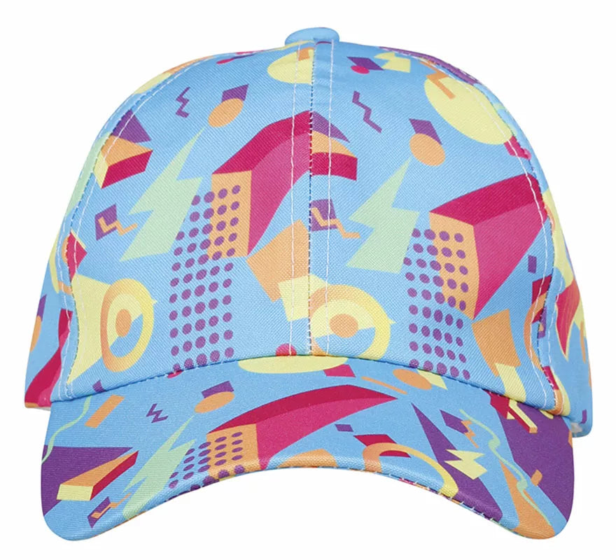 Translation missing: it.Gorra Azul con estampado de los Años '80
