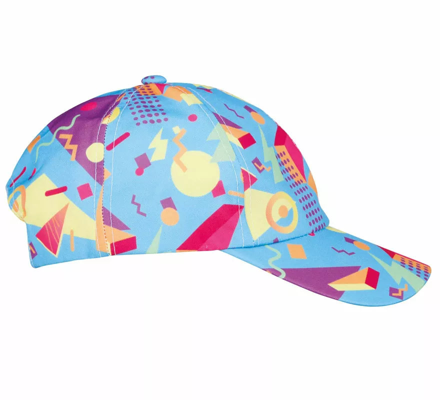 Translation missing: es.Gorra Azul con estampado de los Años '80