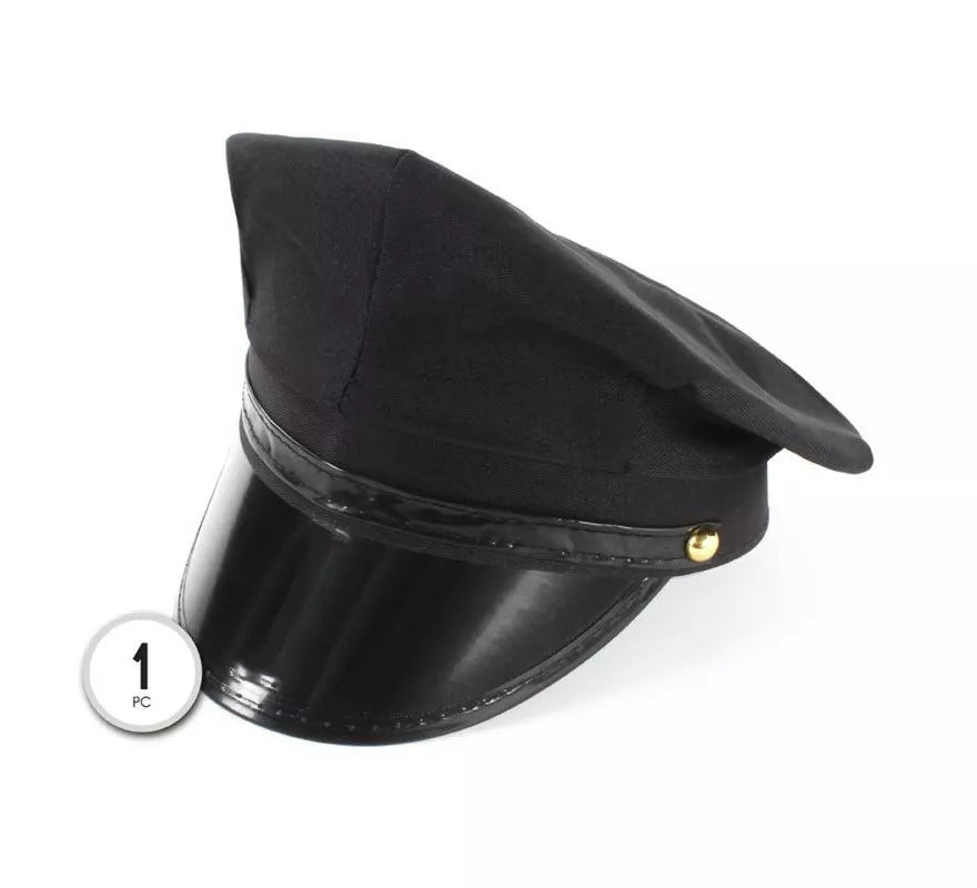 Translation missing: it.Gorra de Chofer negra adulto