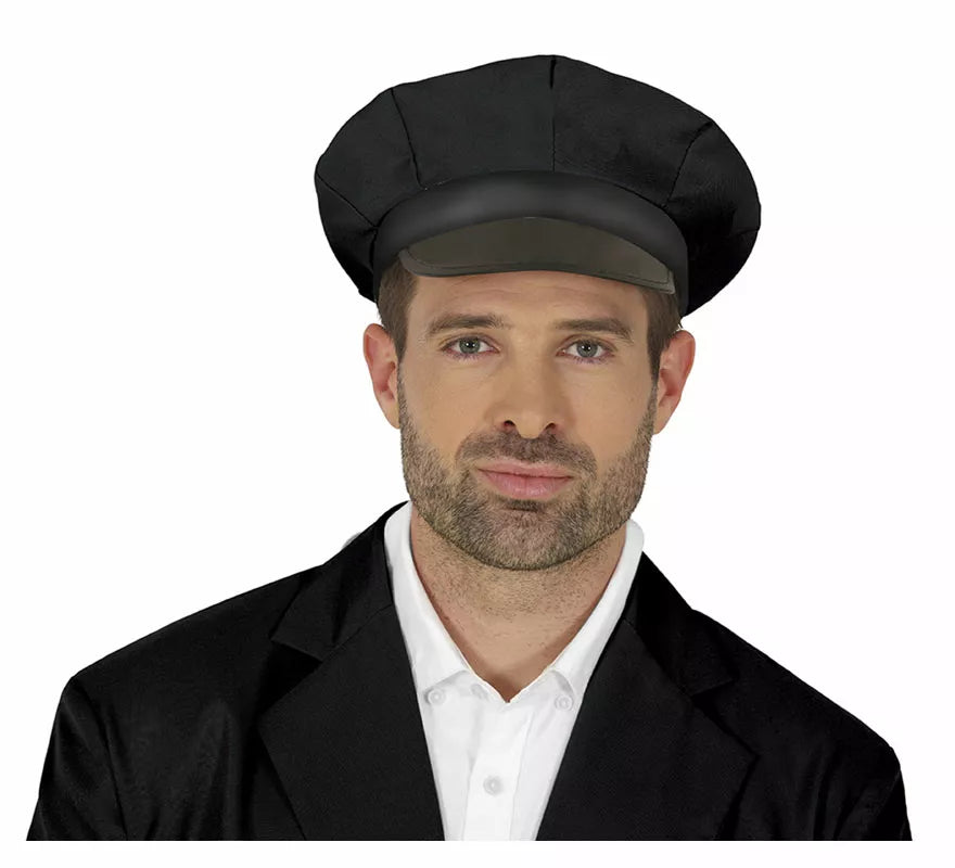 Translation missing: it.Gorra de Chofer negro adulto