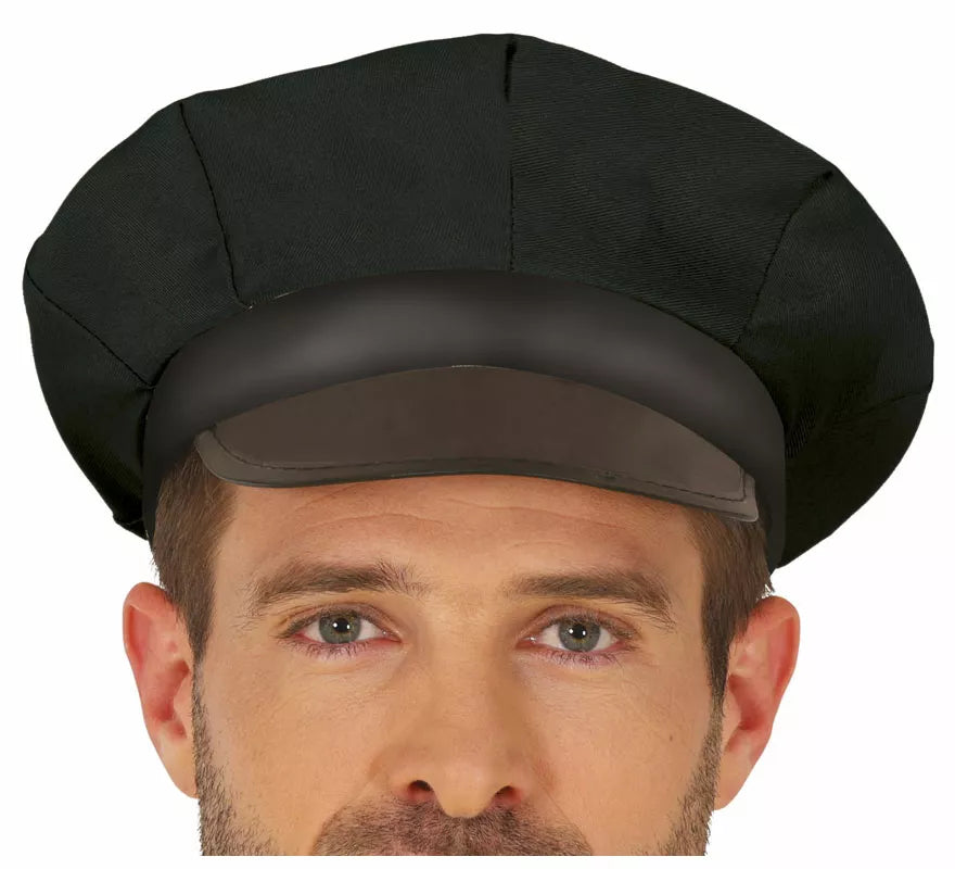 Translation missing: it.Gorra de Chofer negro adulto