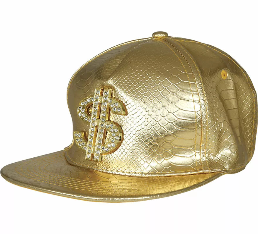 Translation missing: it.Gorra de Dollar dorado adulto