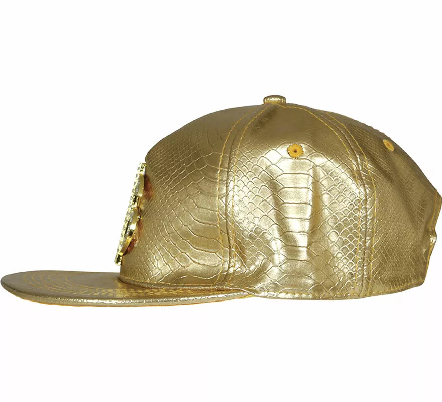 Gorra de Dollar dorado adulto