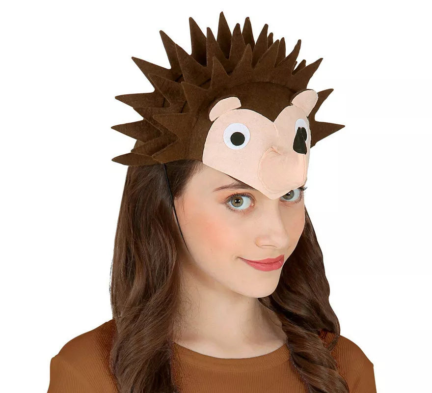 Gorra de Erizo de Fieltro para niños