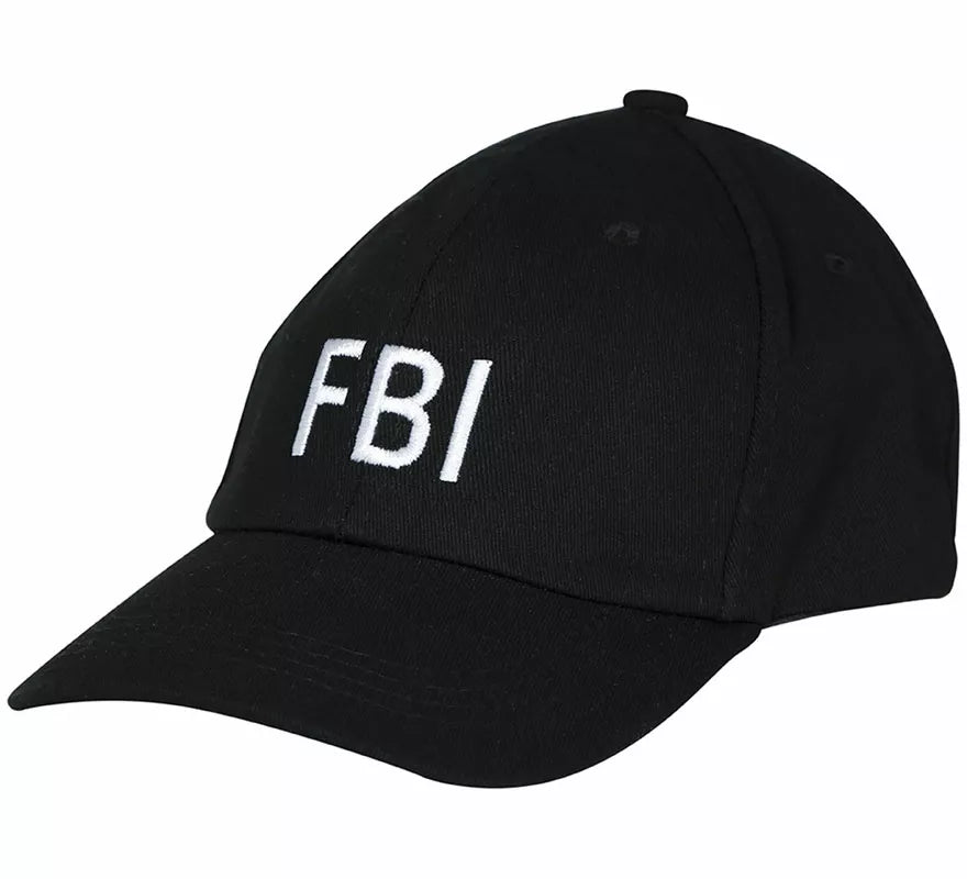 Translation missing: it.Gorra de FBI negra adulto