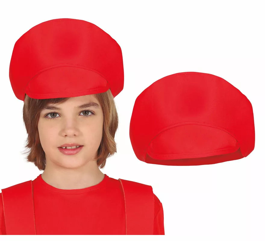 Translation missing: es.Gorra de Fontanero Roja Infantil
