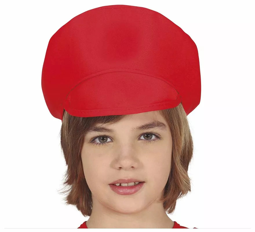 Translation missing: it.Gorra de Fontanero Roja Infantil