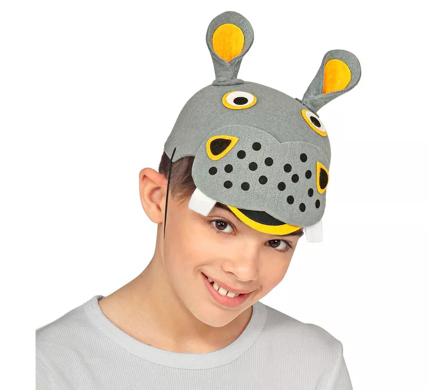 Translation missing: it.Gorra de Hipopótamo de Fieltro para niños