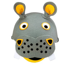 Berretto da ippopotamo in feltro per bambini