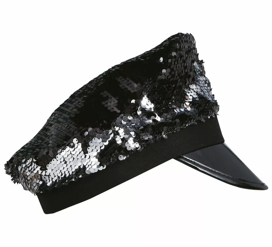 Gorra de Lentejuelas con visera en varios colores