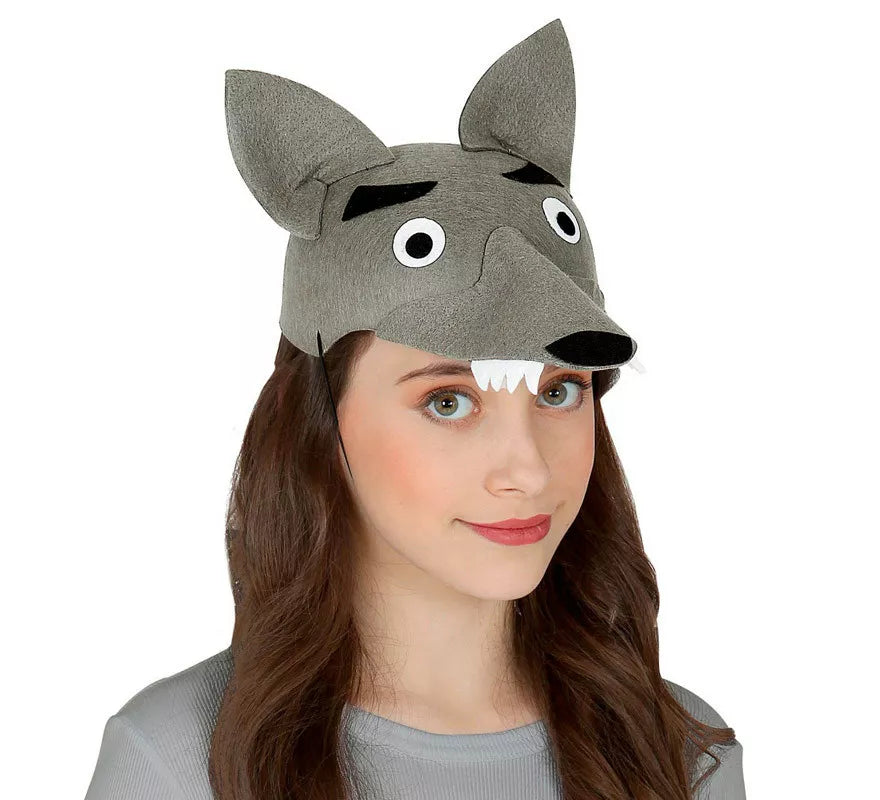 Translation missing: it.Gorra de Lobo de Fieltro para niños