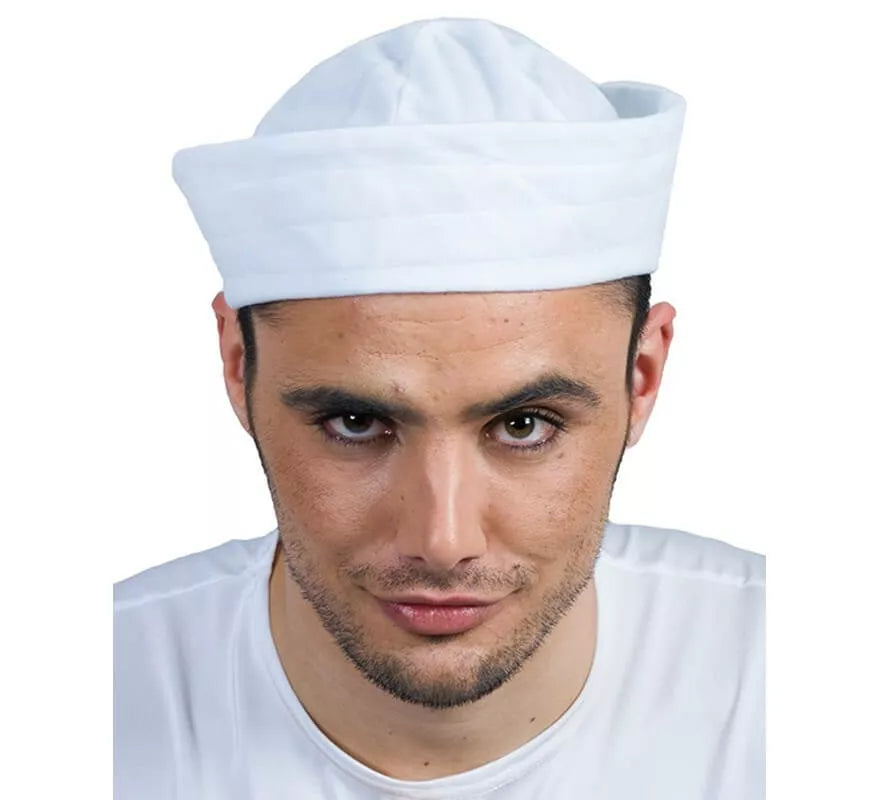 Translation missing: es.Gorra de Marinero Blanca