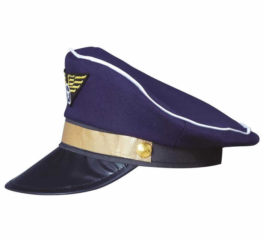 Translation missing: it.Gorra de Piloto con Insignia Dorada Infantil