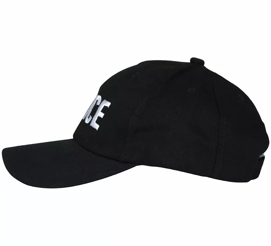 Translation missing: it.Gorra de Police negra adulto