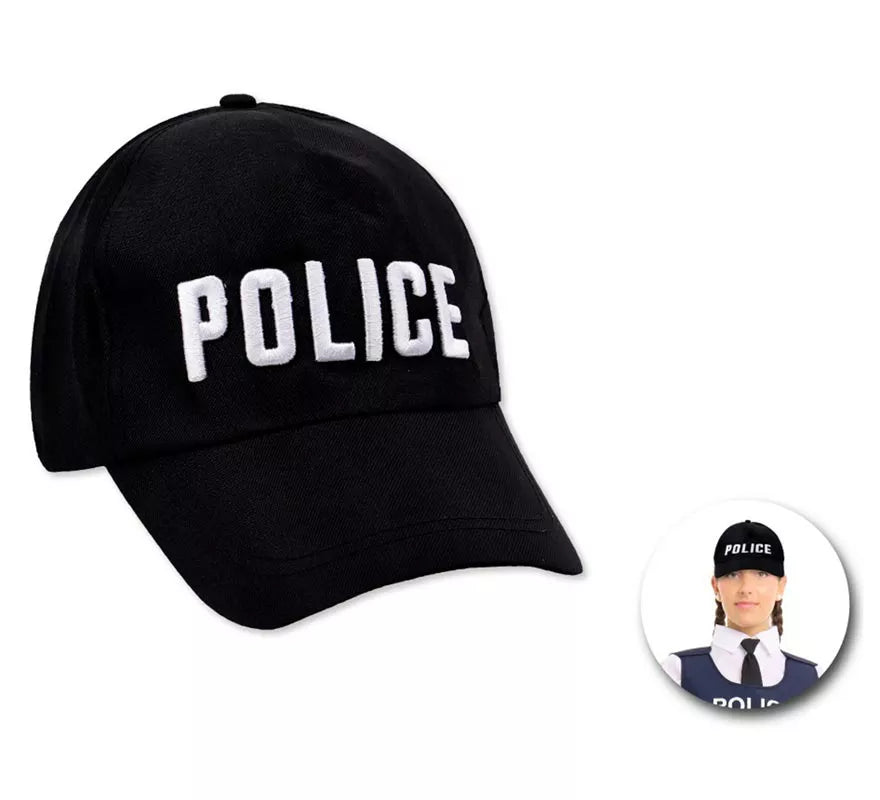 Translation missing: es.Gorra de Police negra clásica