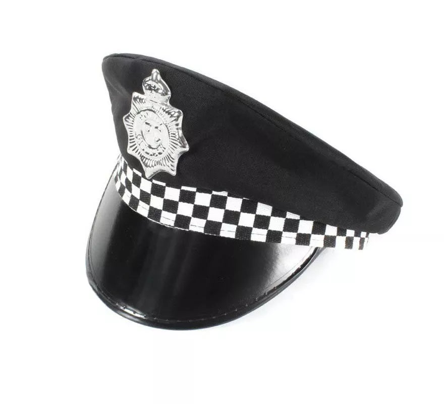 Translation missing: it.Gorra de Policía a cuadros pequeña de 54-56 cm de contorno
