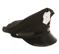 Cappuccio della polizia con distintivo