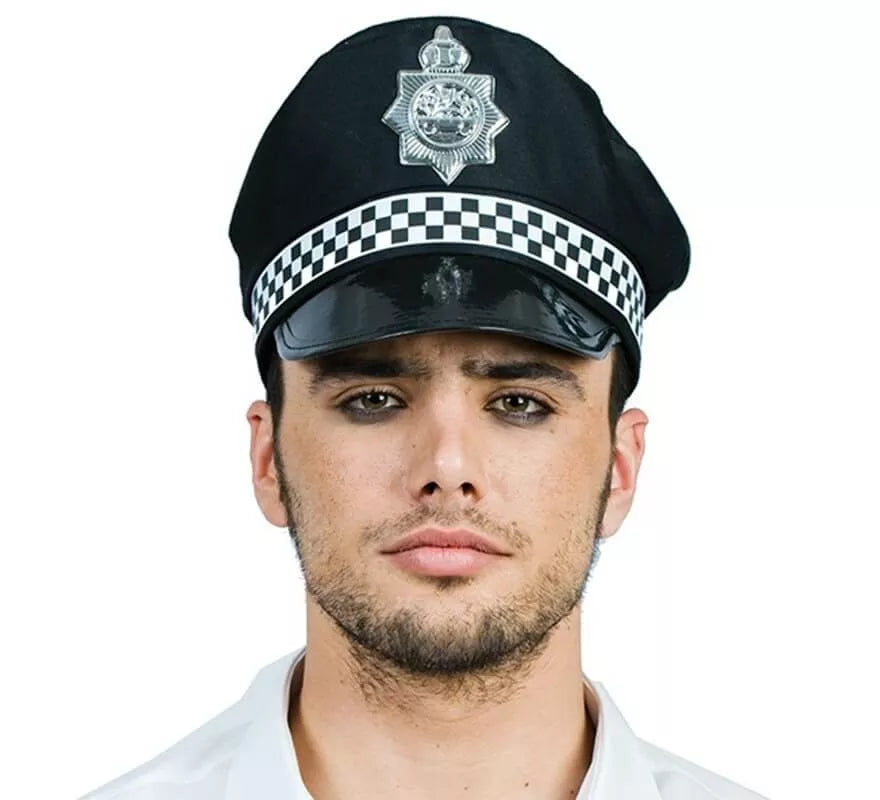 Translation missing: it.Gorra de Policía con Placa