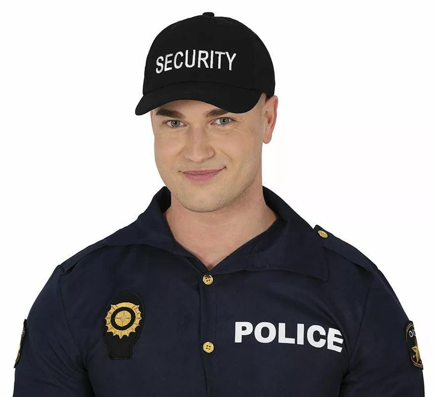 Translation missing: it.Gorra de Security negra adulto