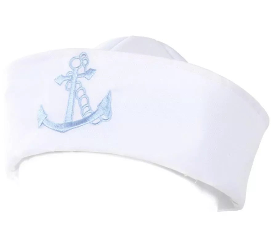 Translation missing: it.Gorra Marine blanco con ancla