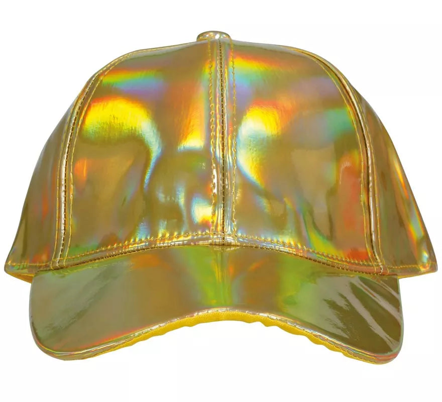 Translation missing: es.Gorra Metalizada dorado adulto