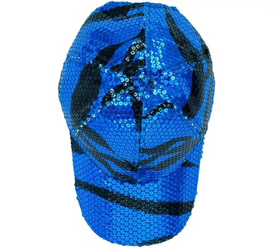 Translation missing: it.Gorra Ondas azul con Lentejuelas