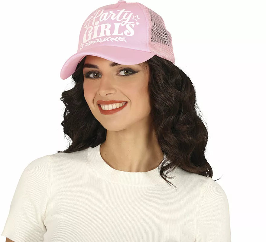 Translation missing: it.Gorra Party Girls rosa suave adulto
