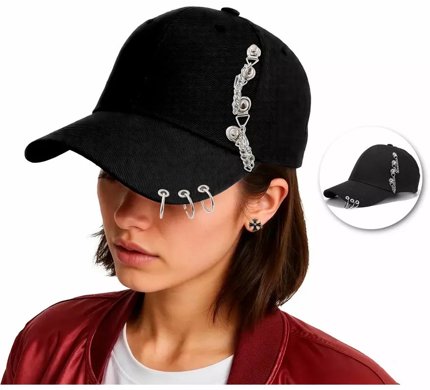 Translation missing: es.Gorra Punk con Visera y Cadenas en varios colores