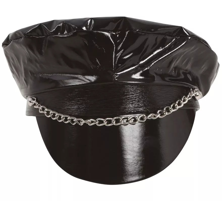 Translation missing: it.Gorra Sado o Motera de vinilo negra