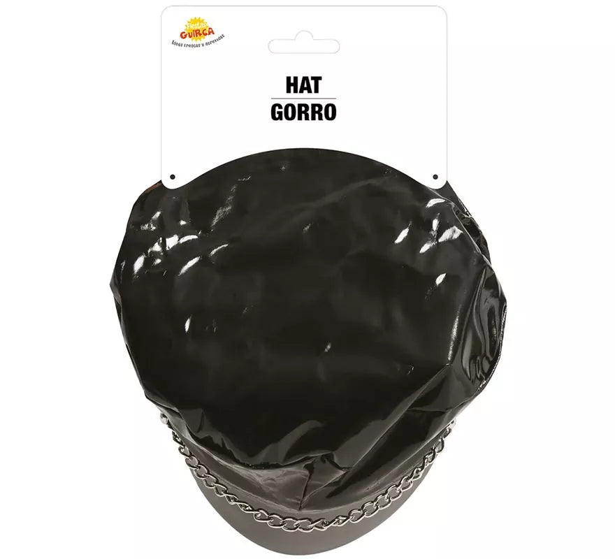 Translation missing: it.Gorra Sado o Motera de vinilo negra