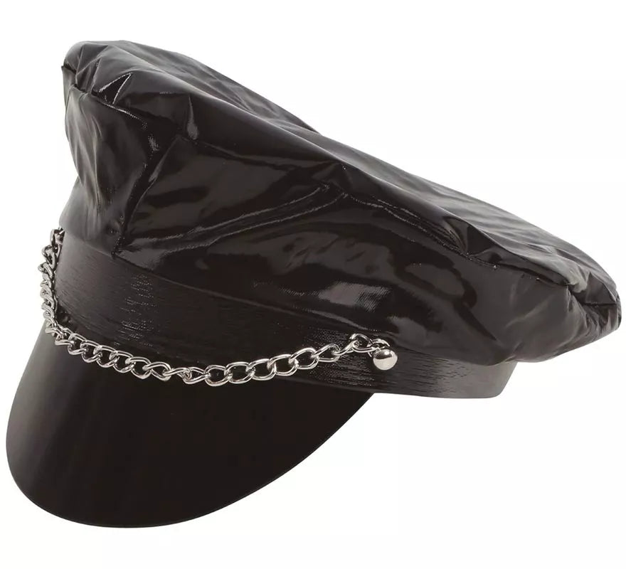 Translation missing: it.Gorra Sado o Motera de vinilo negra
