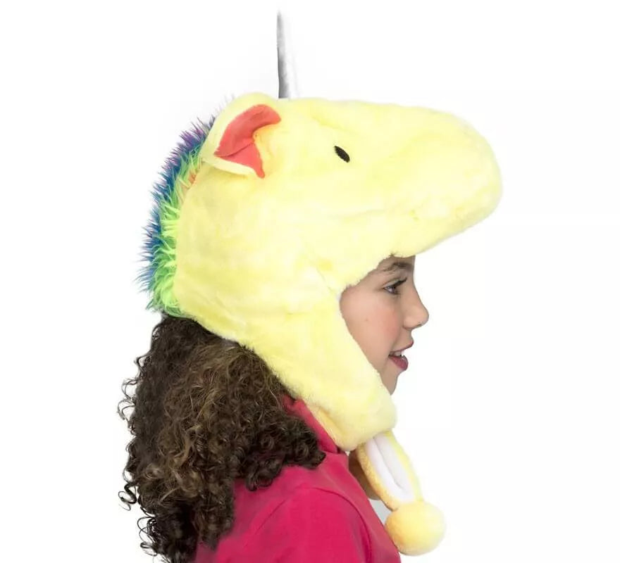 Translation missing: es.Gorrito de Unicornio Amarillo con Cuerno
