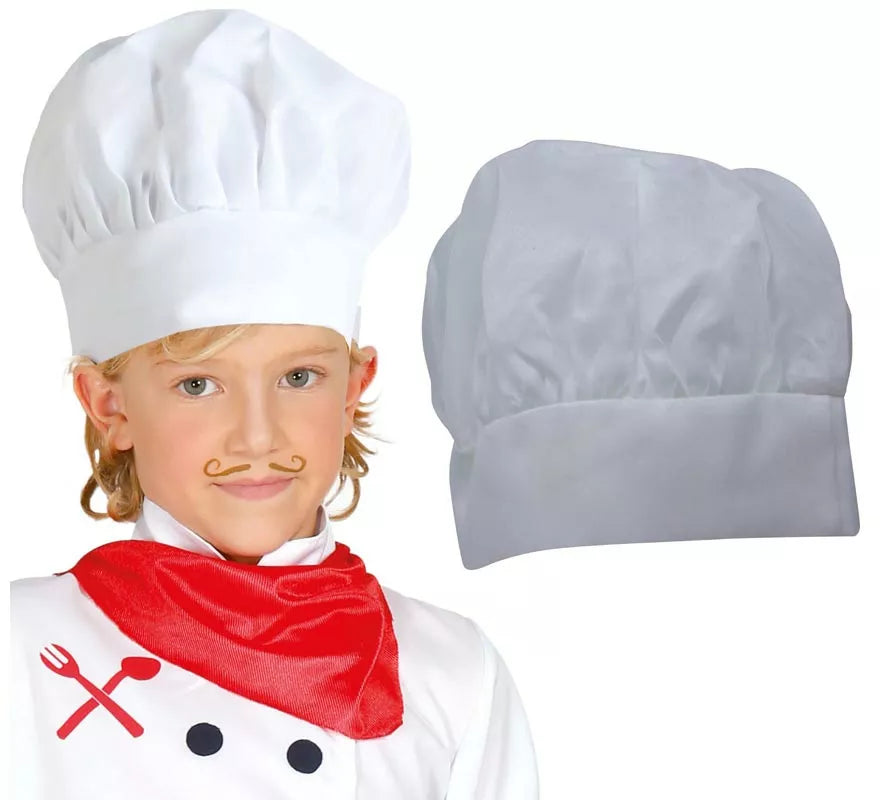 Translation missing: it.Gorro Cocinero Blanco de Tela