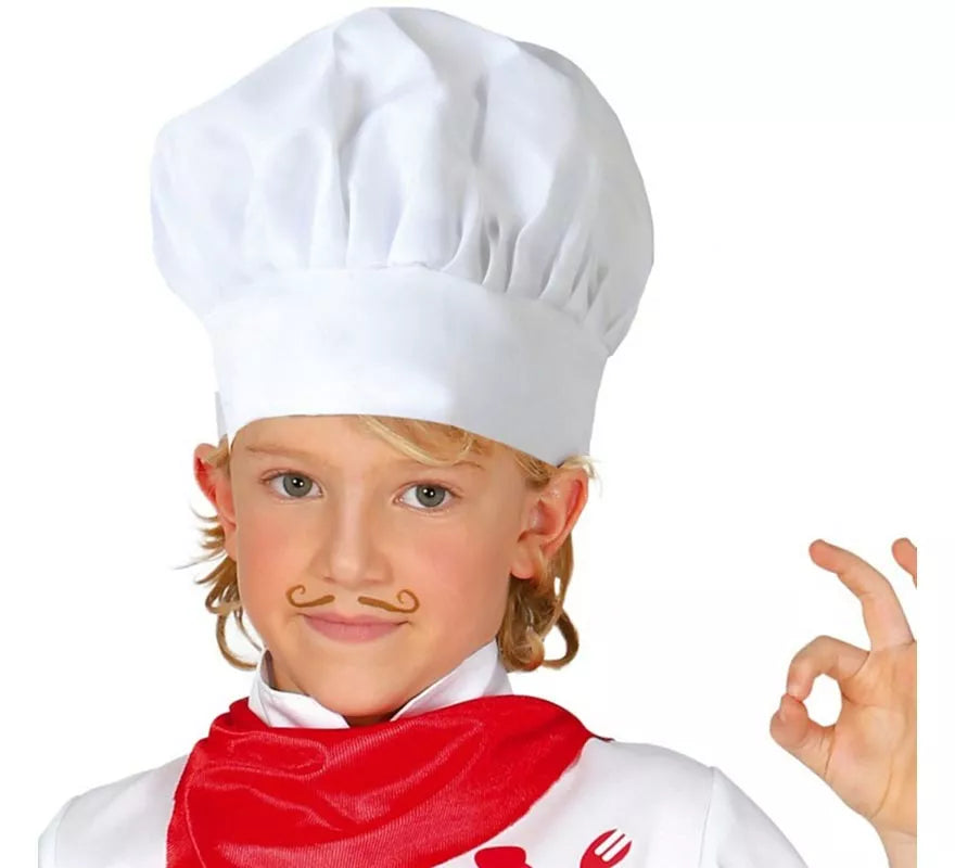Translation missing: it.Gorro Cocinero Blanco de Tela