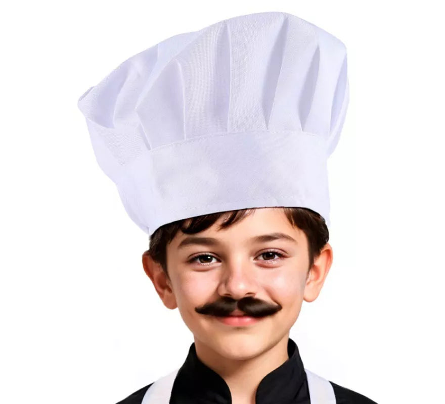 Translation missing: it.Gorro de Chef blanco clásico infantil