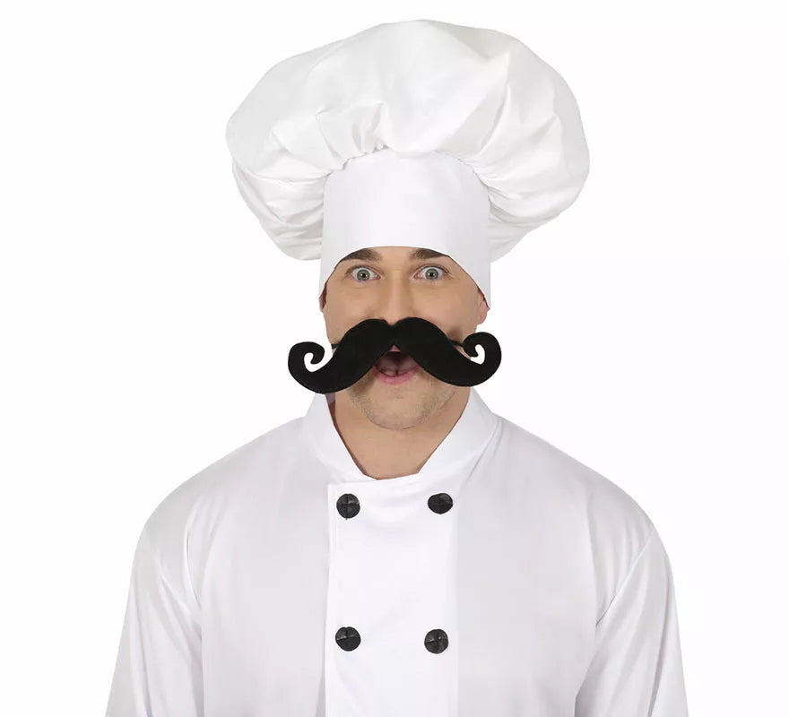 Gorro de Chef blanco grande adulto