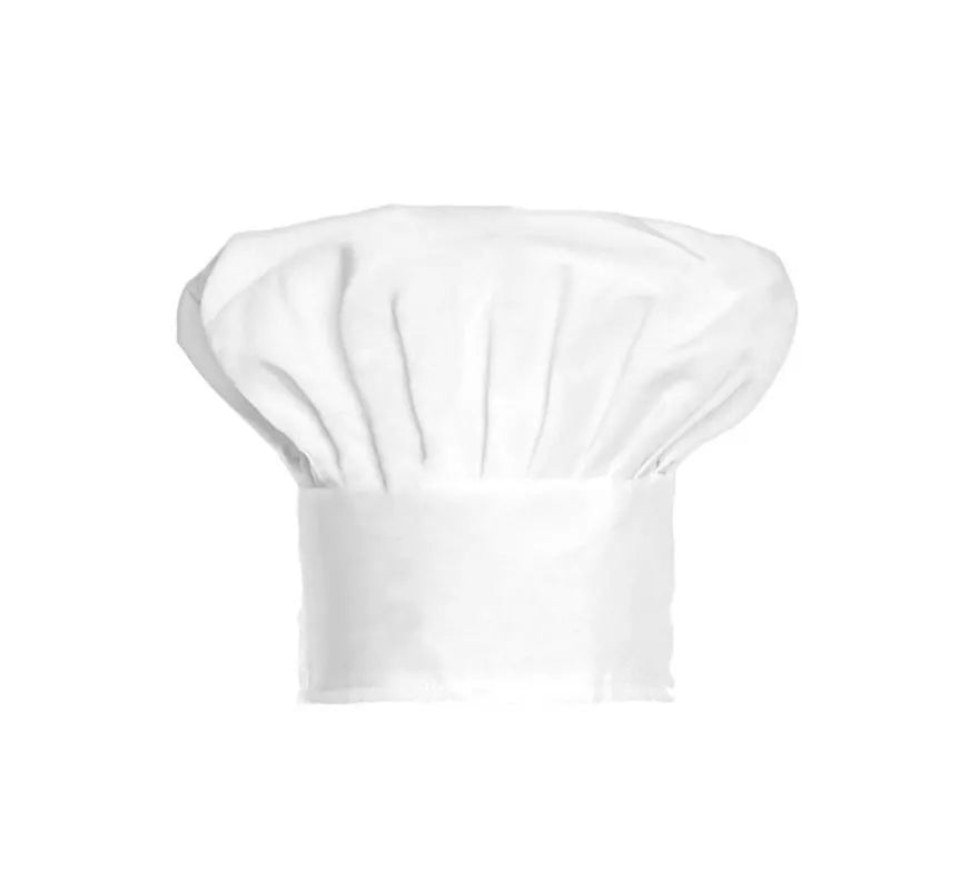 Translation missing: it.Gorro de Cocinero blanco de 26 cm