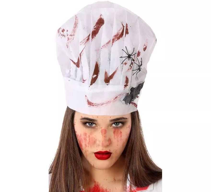 Translation missing: it.Gorro de Cocinero con Sangre de 11x11 cm