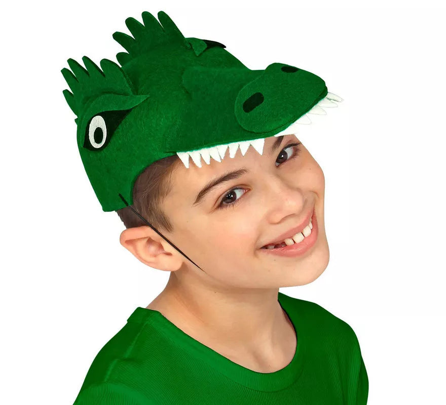 Translation missing: it.Gorro de Cocodrilo de Fieltro para niños