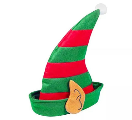 Gorro de Elfo Ayudante de Papá Noel con Orejas