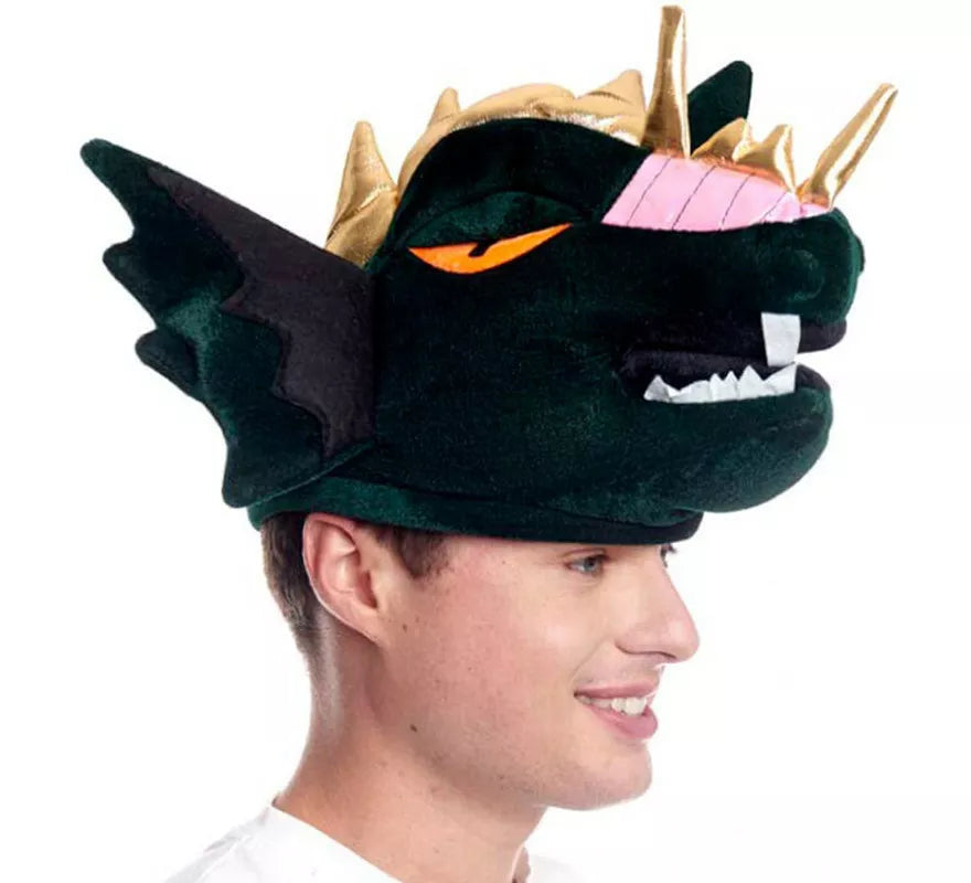 Translation missing: it.Gorro de Foam de Dragón verde