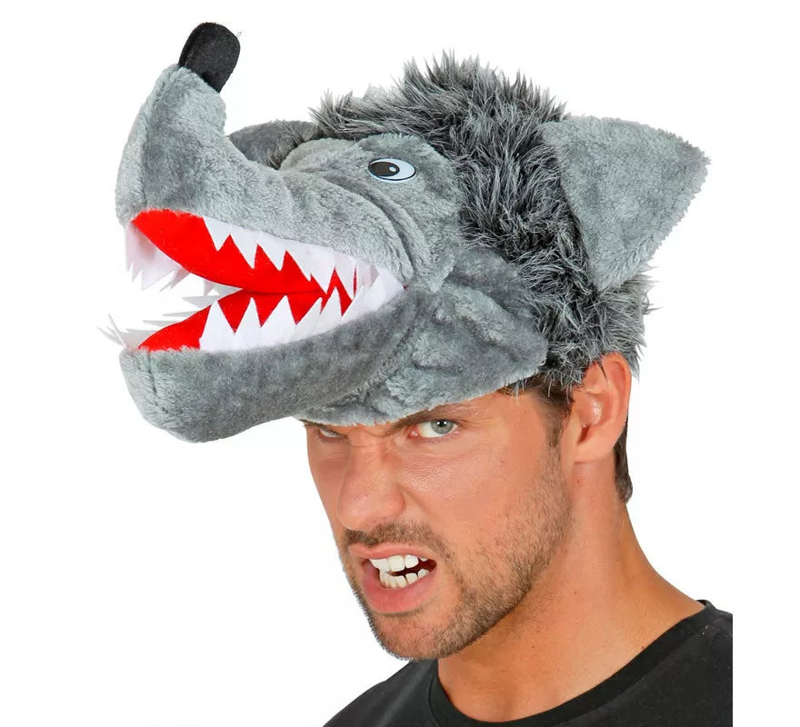 Translation missing: es.Gorro de Lobo Gris de 60 cm circunferencia