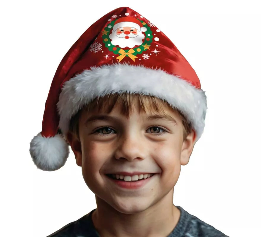 Translation missing: it.Gorro de Papá Noel con Purpurina rojo