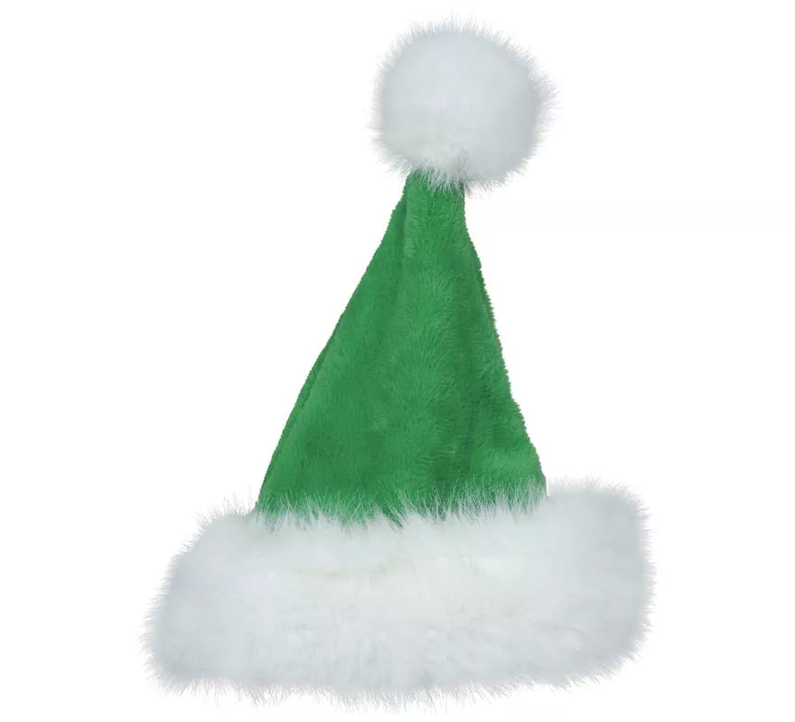 Translation missing: it.Gorro de Papá Noel de Terciopelo verde