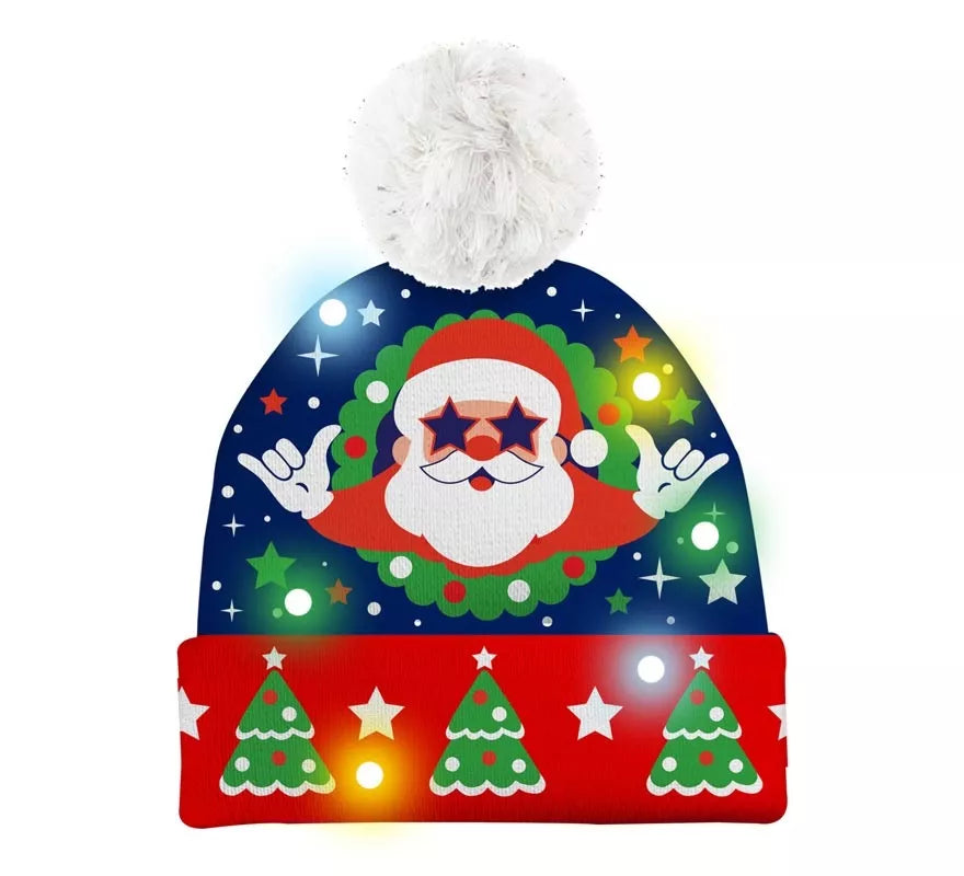 Translation missing: it.Gorro de Papá Noel Efecto Lana con Luz