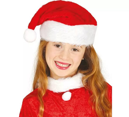 Gorro de Papá Noel Infantil de 34 cm