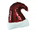 Gorro de Papá Noel Lentejuelas Rojo 20 cm para decorar Árbol de Navidad